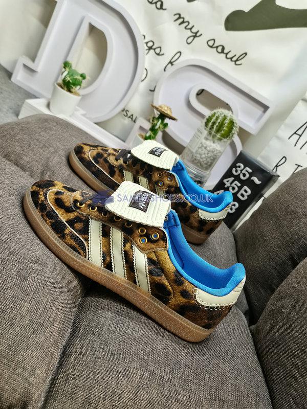 Wales Bonner x Adidas Samba Pony "Leopard" - Dark Brown/Cream White - IE0578 Classic Originals Shoes