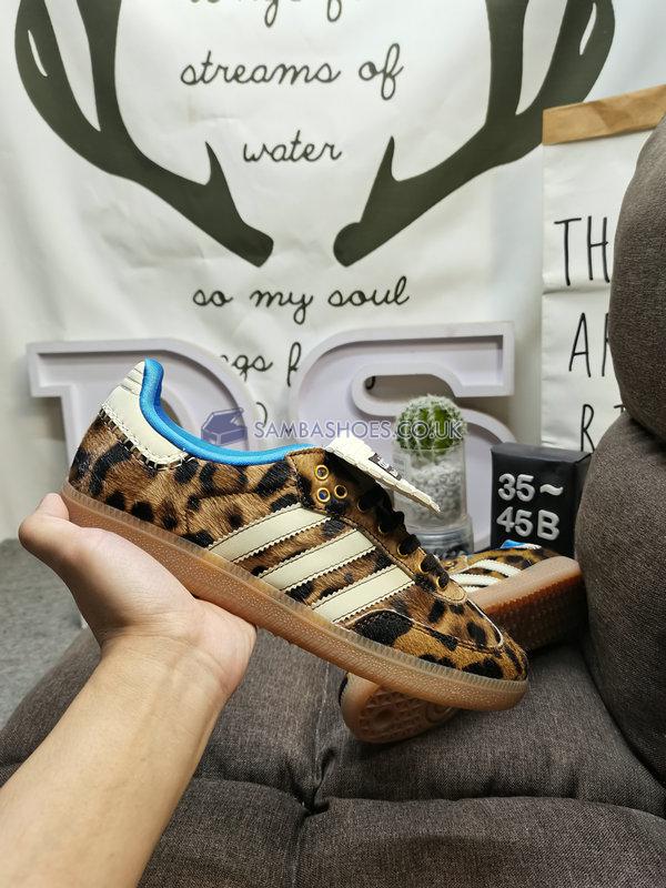 Wales Bonner x Adidas Samba Pony "Leopard" - Dark Brown/Cream White - IE0578 Classic Originals Shoes