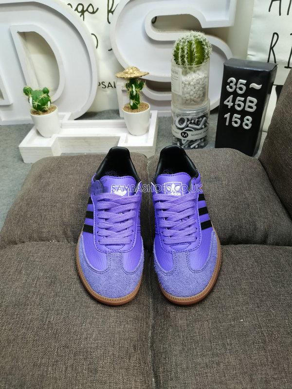 Adidas Samba OG "Shadow Violet Gum" - Shadow Violet/Carbon/Cloud White - IE7012 Classic Originals Shoes