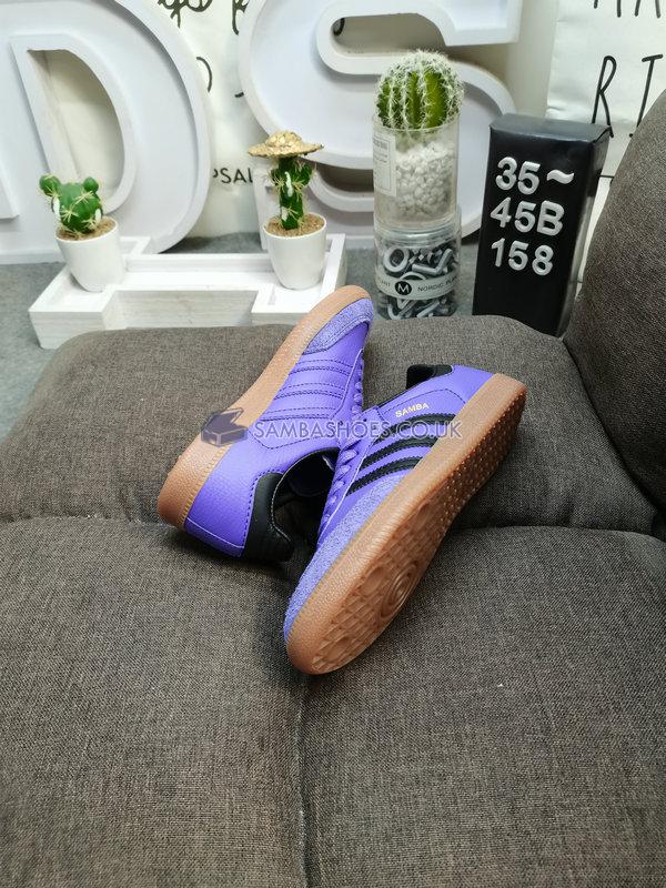 Adidas Samba OG "Shadow Violet Gum" - Shadow Violet/Carbon/Cloud White - IE7012 Classic Originals Shoes