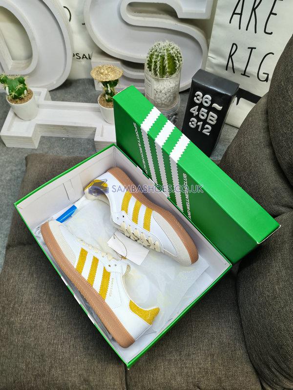 Sporty & Rich x Adidas Samba OG "White Bold Gold" - Cloud White/Bold Gold/Cream White - IF5661 Classic Originals Shoes