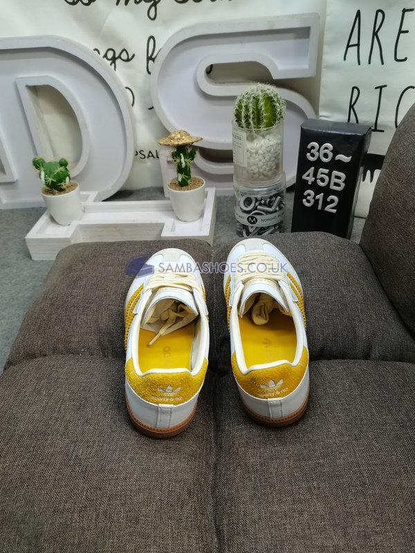 Sporty & Rich x Adidas Samba OG "White Bold Gold" - Cloud White/Bold Gold/Cream White - IF5661 Classic Originals Shoes