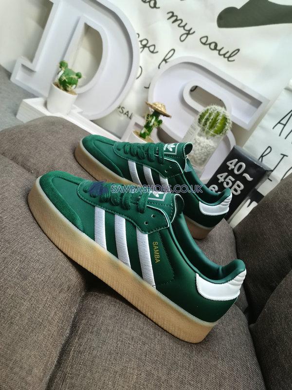 Adidas Sambae "Collegiate Green Gum" - Collegiate Green/Core White/Gum - IF1835 Classic Originals Shoes