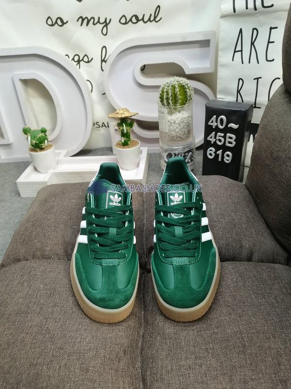 Adidas Sambae "Collegiate Green Gum" - Collegiate Green/Core White/Gum - IF1835 Classic Originals Shoes