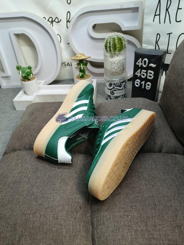 Adidas Sambae "Collegiate Green Gum" - Collegiate Green/Core White/Gum - IF1835 Classic Originals Shoes