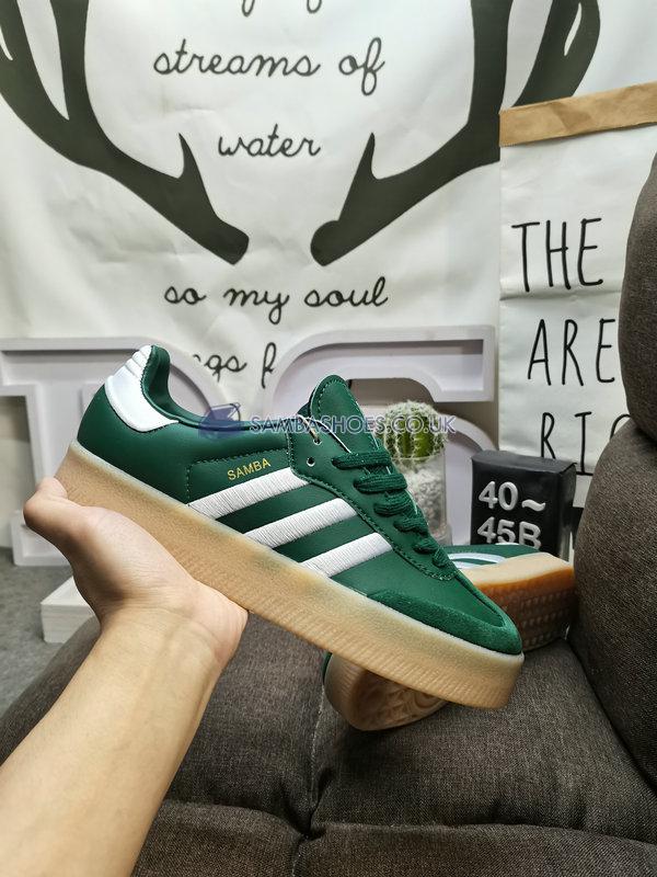 Adidas Sambae "Collegiate Green Gum" - Collegiate Green/Core White/Gum - IF1835 Classic Originals Shoes