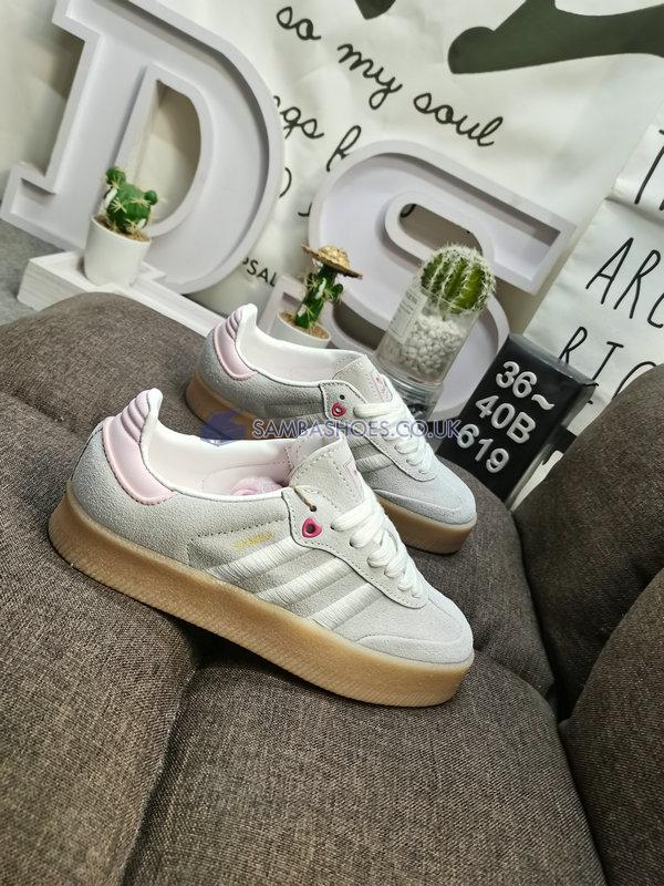 Adidas Sambae "Valentines Day 2024" - Ivory/Ivory/Pink Fusion - ID1104 Classic Originals Shoes