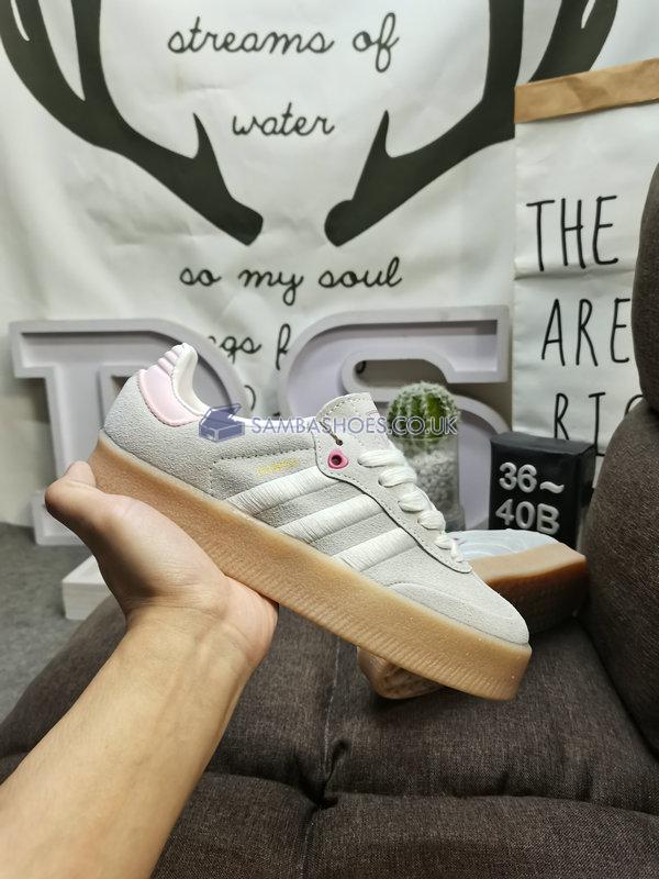 Adidas Sambae "Valentines Day 2024" - Ivory/Ivory/Pink Fusion - ID1104 Classic Originals Shoes