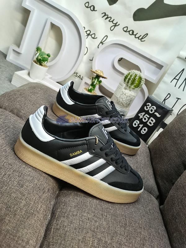 Adidas Sambae "Black White Gum" - Core Black/Core Black/Cloud White - ID0436 Classic Originals Shoes