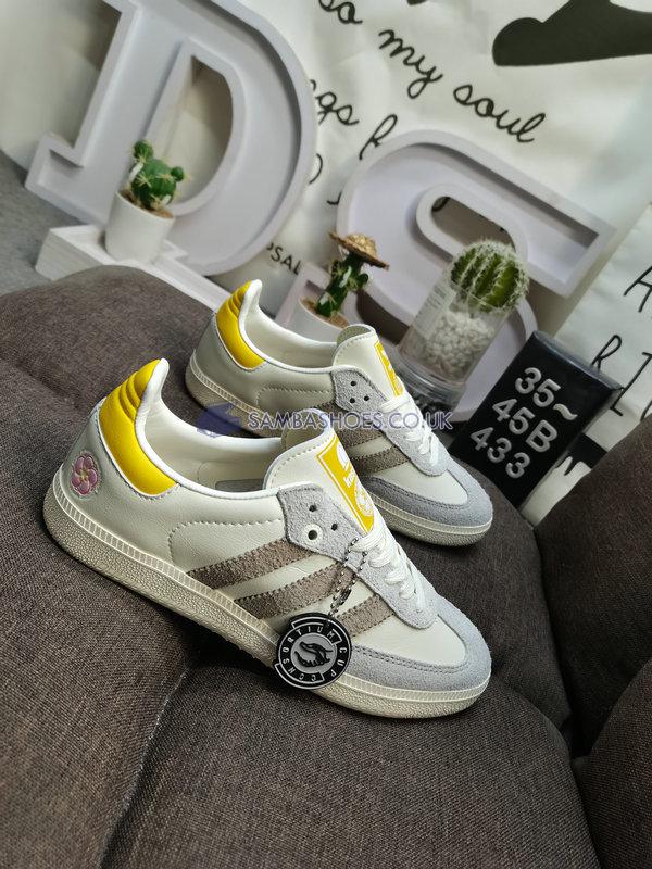 Kasina x Adidas Samba "Consortium Cup" - Off White/Trace Khaki/Grey One - IE0169 Classic Originals Shoes