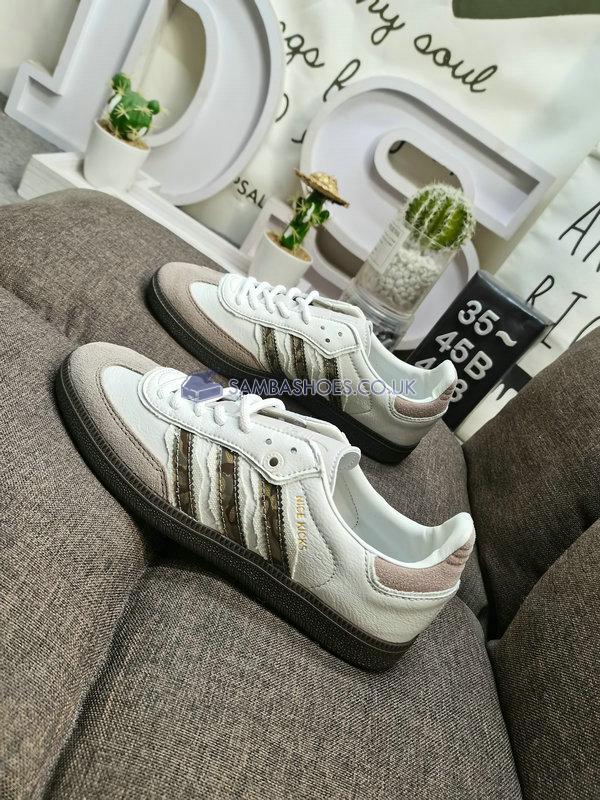 Nice Kicks x Adidas Samba "Consortium Cup" - Talc/Brown/Pantone - IE0172 Classic Originals Shoes