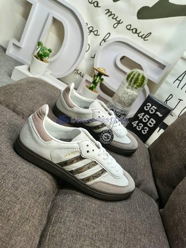 Nice Kicks x Adidas Samba "Consortium Cup" - Talc/Brown/Pantone - IE0172 Classic Originals Shoes