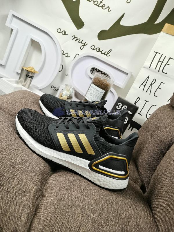 Adidas UltraBoost 20 "Gold Metallic" - Core Black/Gold Metallic/Solar Red - EE4393 Classic Running Shoes