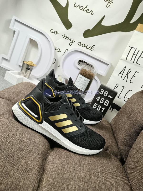 Adidas UltraBoost 20 "Gold Metallic" - Core Black/Gold Metallic/Solar Red - EE4393 Classic Running Shoes