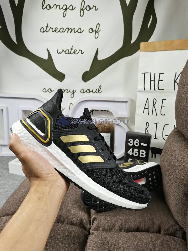 Adidas UltraBoost 20 "Gold Metallic" - Core Black/Gold Metallic/Solar Red - EE4393 Classic Running Shoes