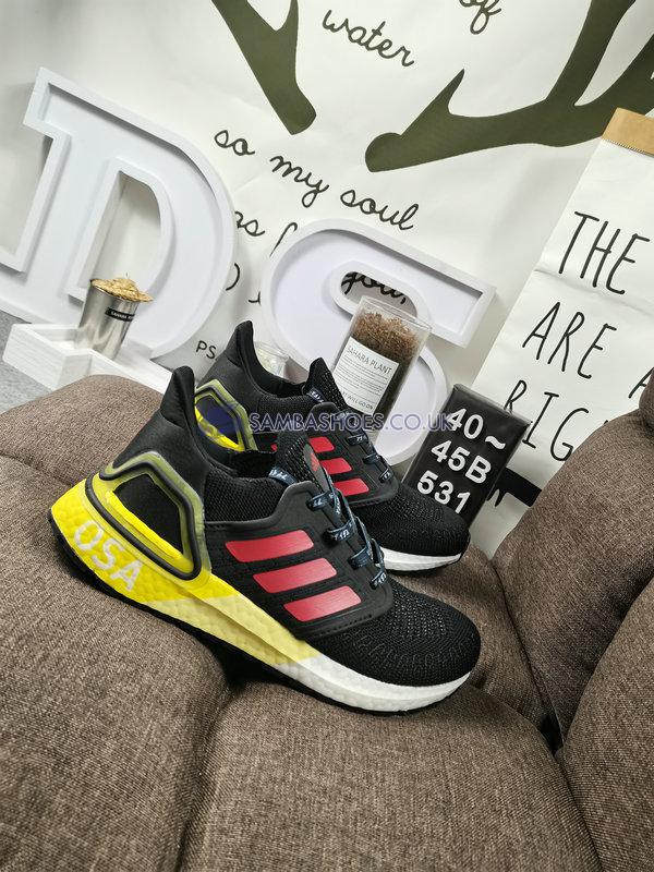 Adidas UltraBoost 20 "City Pack - Osaka" - Core Black/Glory Red/Shock Yellow - FX7815 Classic Running Shoes