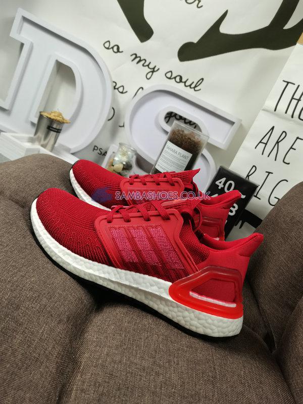 Adidas UltraBoost 20 "Red White" - Solar Red/White - EG0700-2 Classic Running Shoes