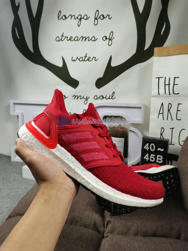 Adidas UltraBoost 20 "Red White" - Solar Red/White - EG0700-2 Classic Running Shoes