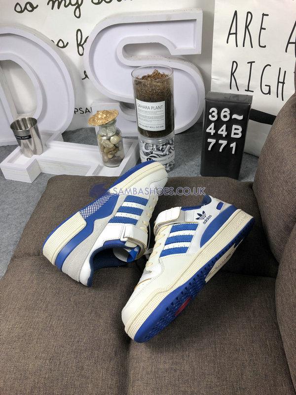 Adidas Forum 84 Low OG "Bright Blue" - Off White/Bright Blue - S23764 Classic Originals Shoes