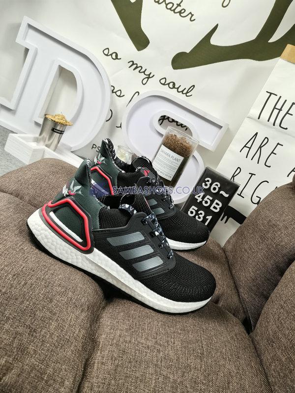 Adidas UltraBoost 20 "Valentines Day Limited 2020" - Core Black/Night Metallic/Shock Red - FX8895 Classic Running Shoes