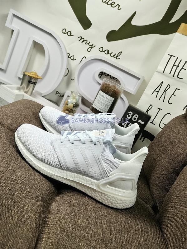 Adidas UltraBoost 20 Consortium "Triple White" - Cloud White/Cloud White/Core Black - EF1042 Classic Running Shoes