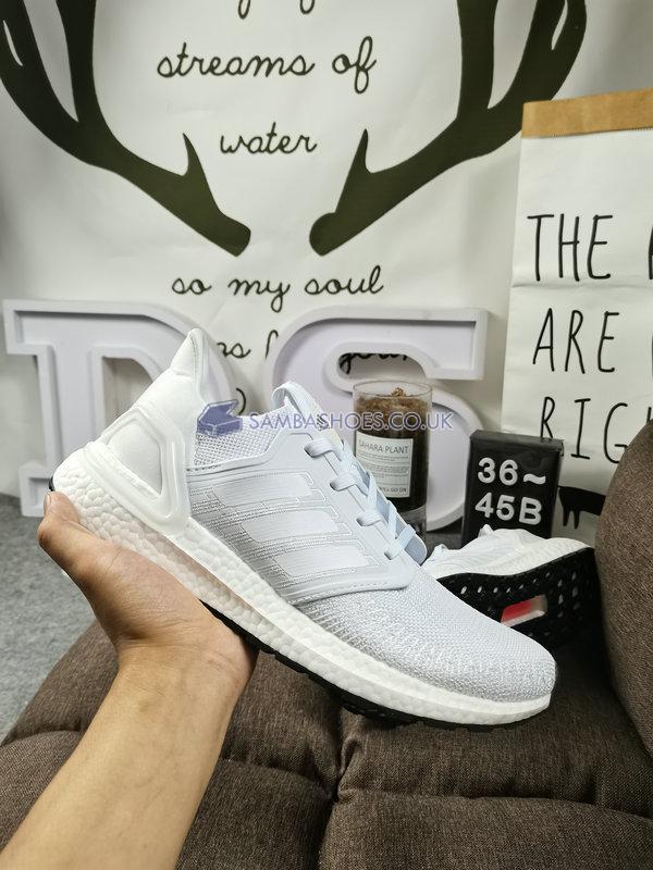 Adidas UltraBoost 20 Consortium "Triple White" - Cloud White/Cloud White/Core Black - EF1042 Classic Running Shoes