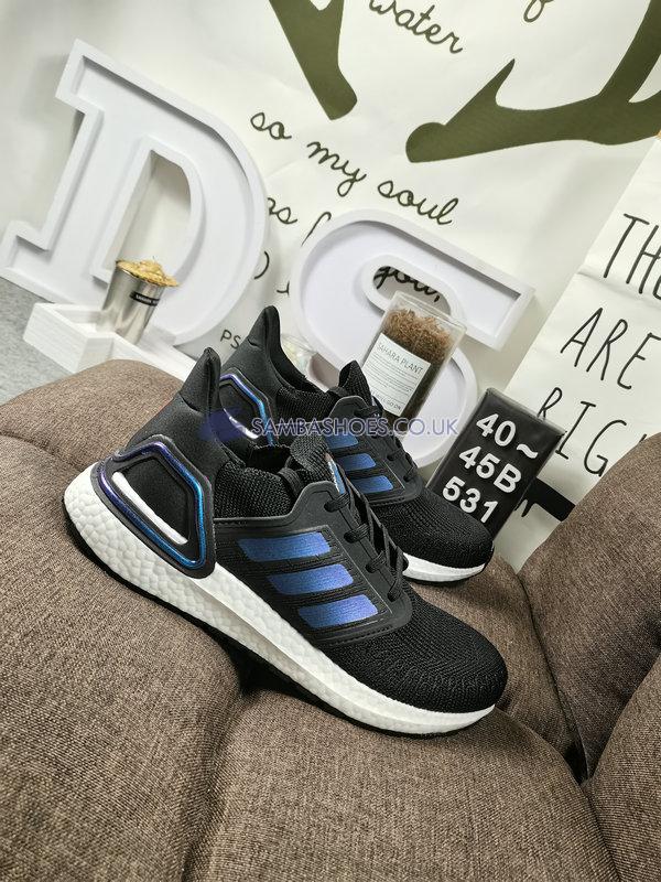 Adidas ISS US National Lab x UltraBoost 20 "Black Blue" - Core Black/Core Black/Blue Violet Metallic - EG0692 Classic Running Shoes