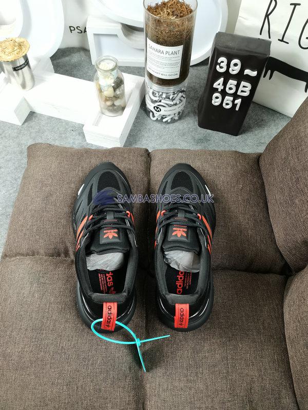 Adidas ZX 2K Boost 2.0 "Black Solar Red" - Core Black/Solar Red/Carbon - GZ9087 Classic Originals Shoes