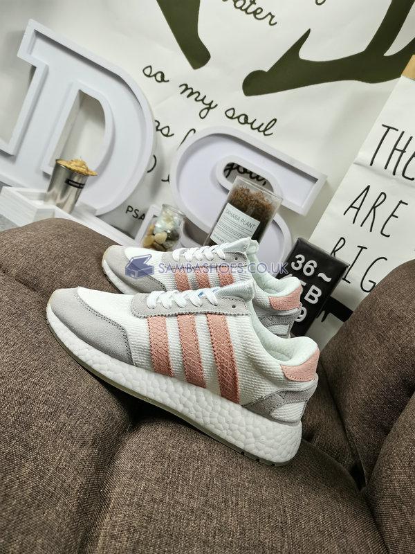 Adidas I-5923 "Ice Pink" - Footwear White/Ice Pink/Crystal White - D97348 Classic Originals Shoes