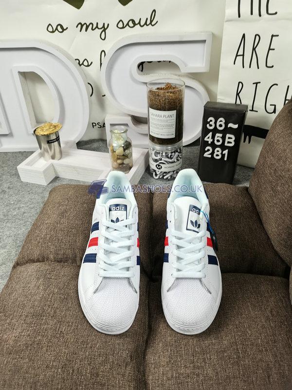 Adidas Superstar FD "Dark Blue" - Footwear White/Dark Blue/Footwear White - F36583 Classic Originals Shoes