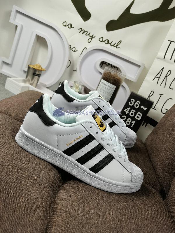 Adidas Superstar "White Black" - Cloud White/Core Black/Cloud White - C77124 Classic Originals Shoes