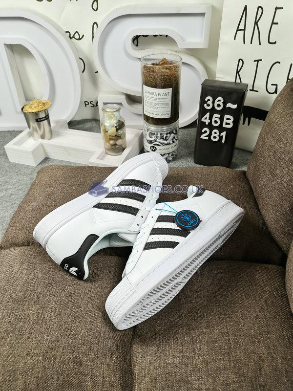 Adidas Superstar "White Black" - Cloud White/Core Black/Cloud White - C77124 Classic Originals Shoes