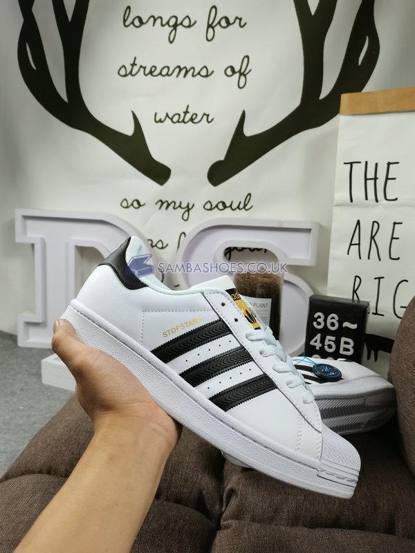 Adidas Superstar "White Black" - Cloud White/Core Black/Cloud White - C77124 Classic Originals Shoes