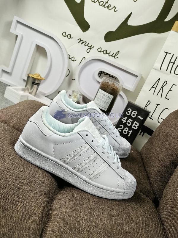 Adidas Superstar "Triple White" - Running White Ftw/Running White - B23641 Classic Originals Shoes