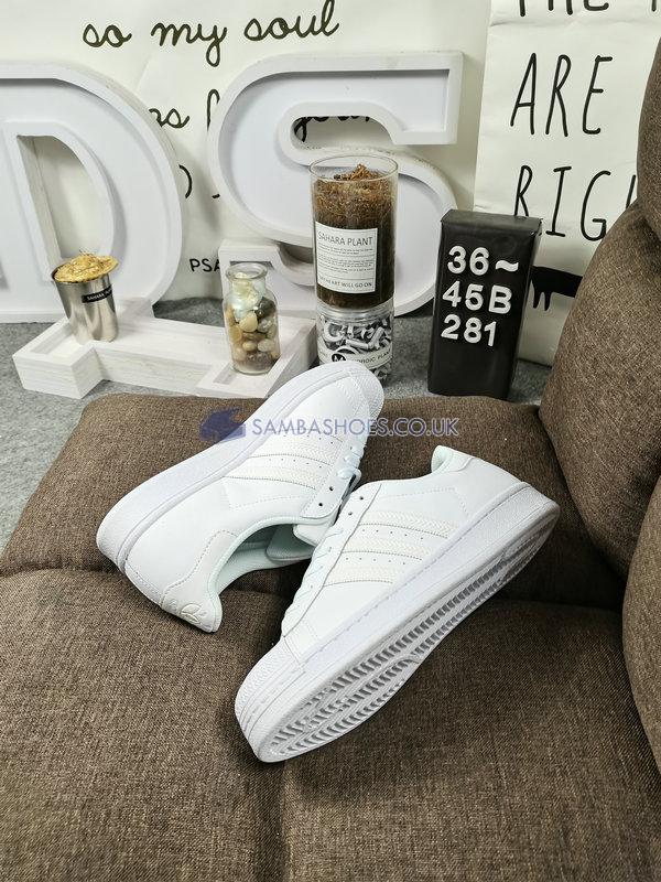 Adidas Superstar "Triple White" - Running White Ftw/Running White - B23641 Classic Originals Shoes