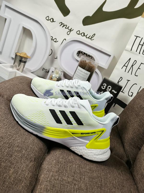 Adidas Response Super "White Solar Yellow" - Cloud White/Core Black/Solar Yellow - FY8749 Classic Running Shoes