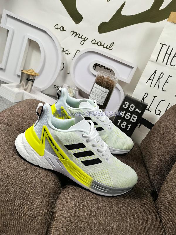 Adidas Response Super "White Solar Yellow" - Cloud White/Core Black/Solar Yellow - FY8749 Classic Running Shoes