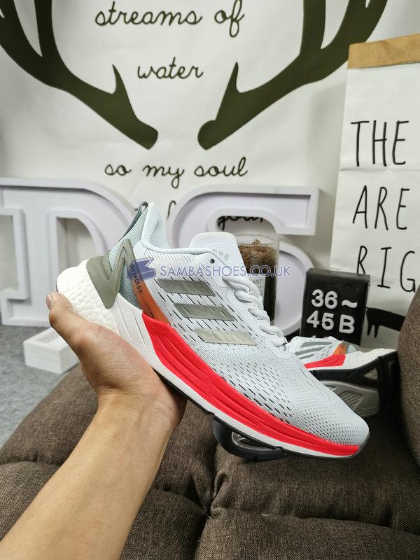 Adidas Response Super "White Power Pink" - Cloud White/Silver Metallic/Legacy Blue - FX4835 Classic Running Shoes