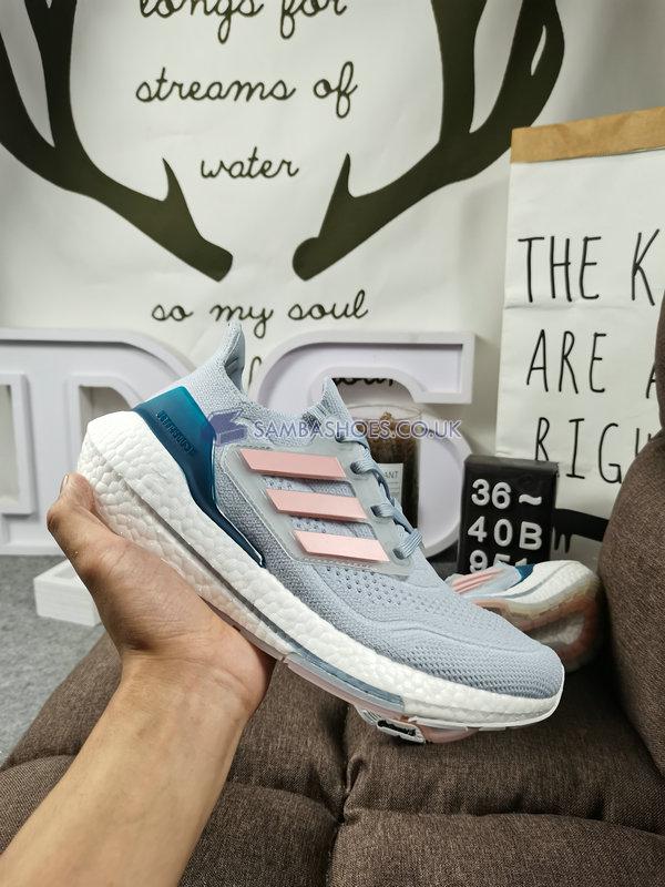 Adidas Wmns UltraBoost 21 "Halo Blue Fresh Candy" - Halo Blue/Fresh Candy/Hazy Blue - FY0395 Classic Running Shoes