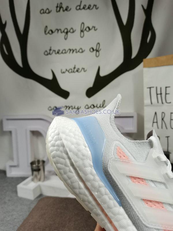 Adidas Wmns UltraBoost 21 "White Glow Pink" - Crystal White/Cloud White/Glow Pink - FY0396 Classic Running Shoes