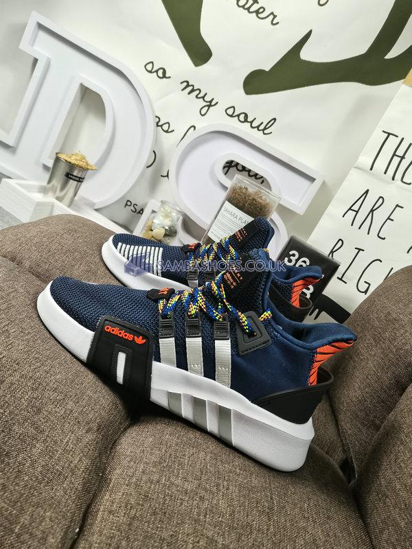 Adidas EQT Bask ADV "Navy Orange" - Navy/White/Orange/Blue - FW4251 Classic Originals Shoes