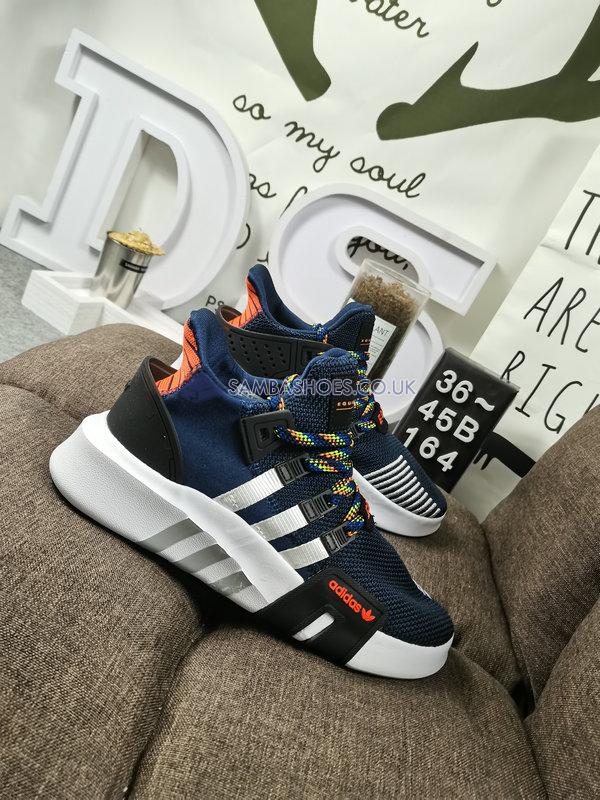 Adidas EQT Bask ADV "Navy Orange" - Navy/White/Orange/Blue - FW4251 Classic Originals Shoes