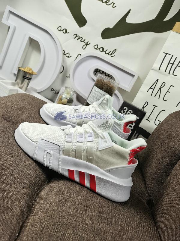 Adidas EQT Bask ADV "Triple White" - Triple White/Red - CQ2992 Classic Originals Shoes