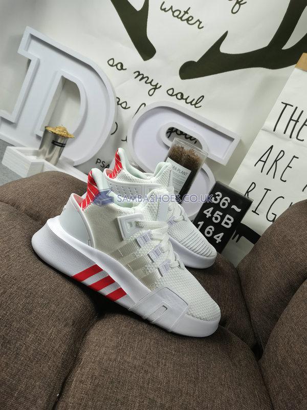 Adidas EQT Bask ADV "Triple White" - Triple White/Red - CQ2992 Classic Originals Shoes