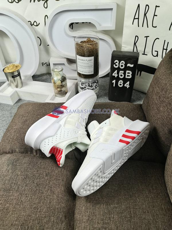 Adidas EQT Bask ADV "Triple White" - Triple White/Red - CQ2992 Classic Originals Shoes