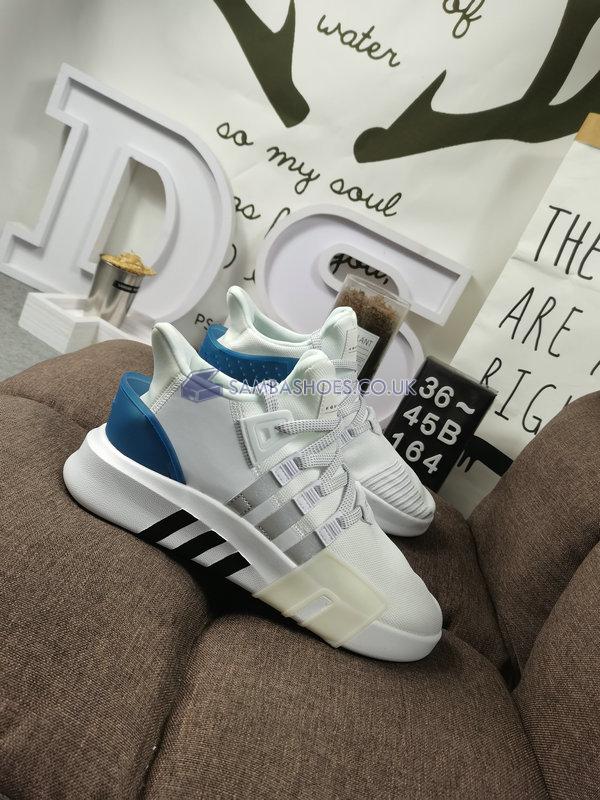 Adidas EQT Bask ADV "Footwear White" - White/Blue/Silver/Black - EE5025 Classic Originals Shoes