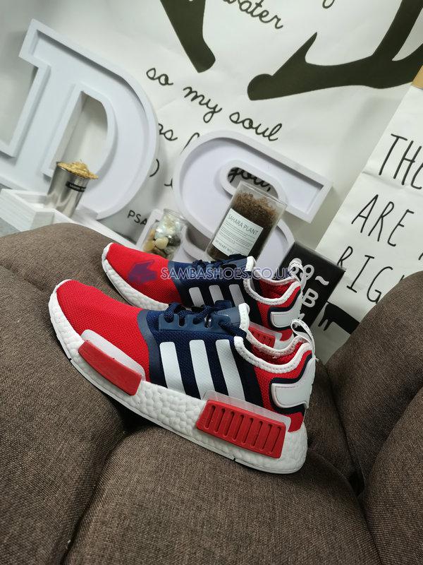 Adidas NMD_R1 "USA" - Collegiate Navy/Scarlet/Cloud White - FV1734 Classic Originals Shoes