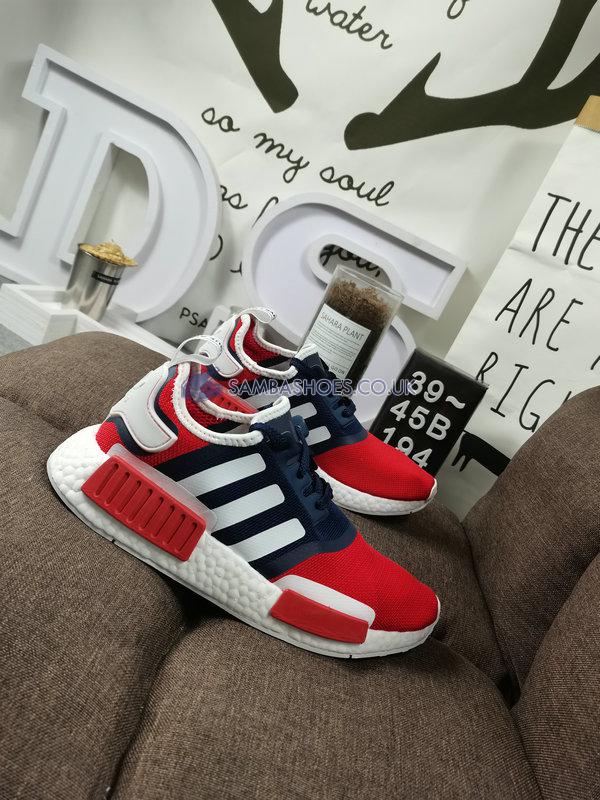 Adidas NMD_R1 "USA" - Collegiate Navy/Scarlet/Cloud White - FV1734 Classic Originals Shoes