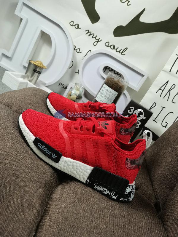 Adidas NMD_R1 "Graffiti - Red" - Red/Black - EG7581 Classic Originals Shoes