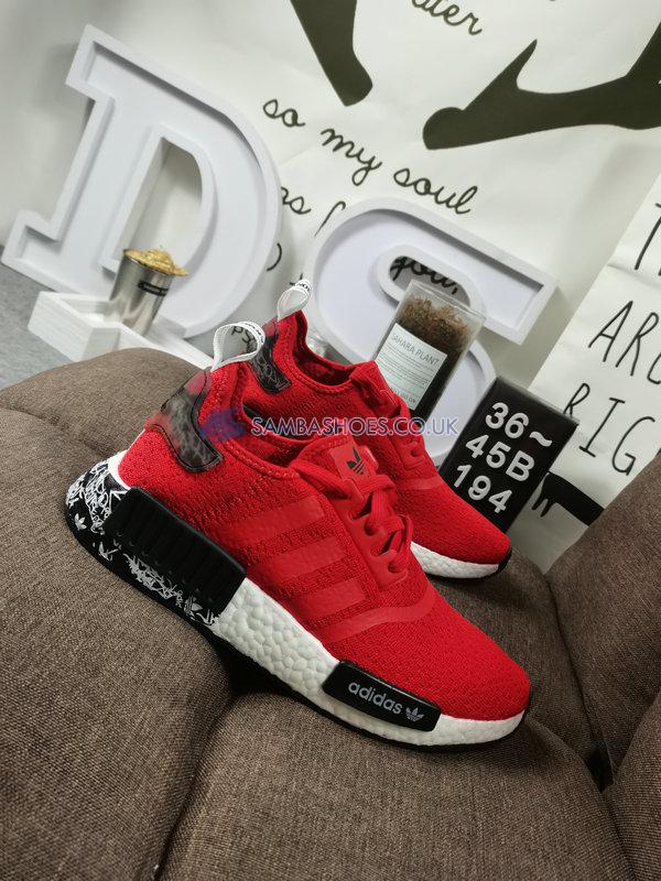 Adidas NMD_R1 "Graffiti - Red" - Red/Black - EG7581 Classic Originals Shoes